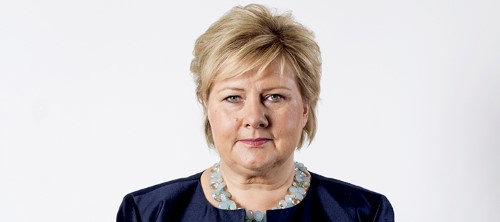 Portrett av statsminister Erna Solberg