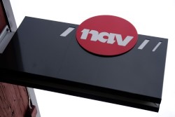 Skilt med NAV sin logo
