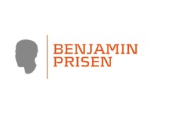 Logoen til Benjaminprisen, viser en illustrasjon av et hode og tittelen på prisen